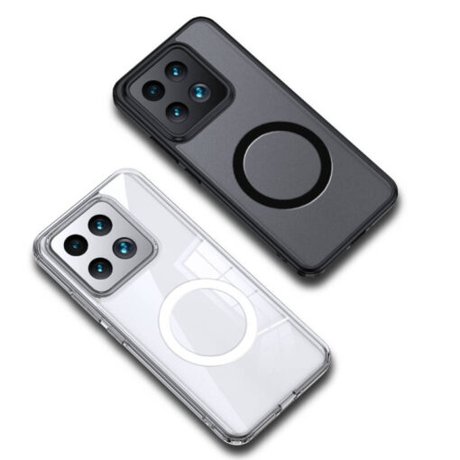 Xiaomi Mi 14 Kılıf Sert PC Arka Yüzey Wireless Şarj Özellikli Zore Flet Magsafe Kapak - Görsel 4