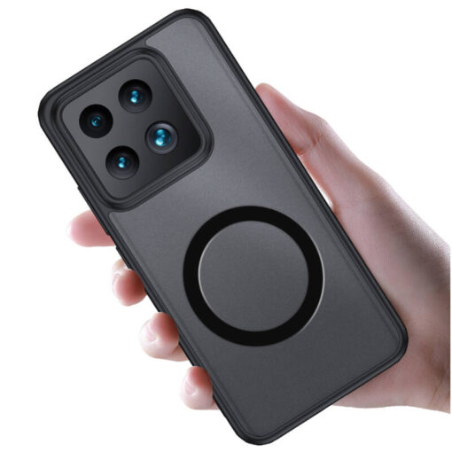 Xiaomi Mi 14 Kılıf Sert PC Arka Yüzey Wireless Şarj Özellikli Zore Flet Magsafe Kapak - Görsel 8