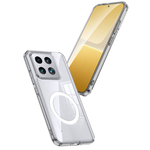 Xiaomi Mi 14 Kılıf Sert PC Arka Yüzey Wireless Şarj Özellikli Zore Flet Magsafe Kapak - Görsel 9