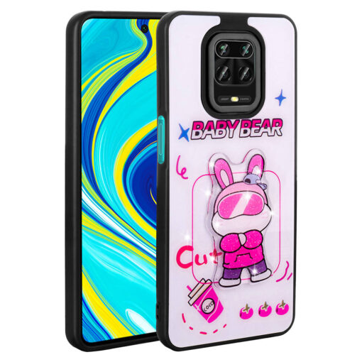 Xiaomi Redmi Note 9S Kılıf Parlayan Kabartmalı İkonik Figürlü Zore Amas Silikon Kapak - Görsel 10