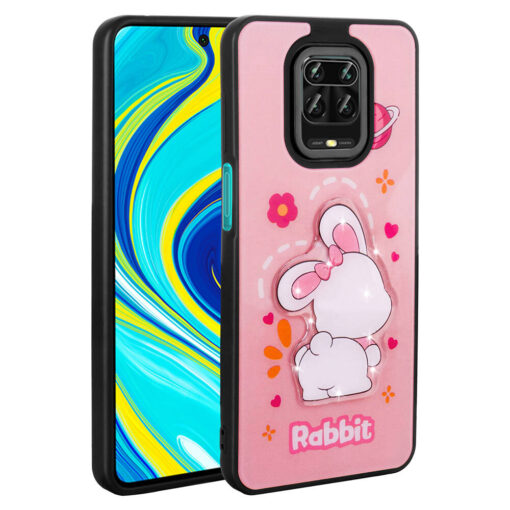 Xiaomi Redmi Note 9S Kılıf Parlayan Kabartmalı İkonik Figürlü Zore Amas Silikon Kapak - Görsel 9