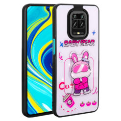 Xiaomi Redmi Note 9S Kılıf Parlayan Kabartmalı İkonik Figürlü Zore Amas Silikon Kapak