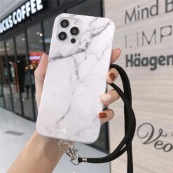 Boyun Askılı Zincirli Silikon Telefon Kılıfı
