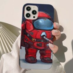 Among Us Baskılı Silikon Telefon Kılıfı