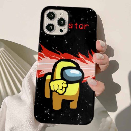 Among Us Baskılı Silikon Telefon Kılıfı