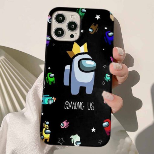 Among Us Baskılı Silikon Telefon Kılıfı