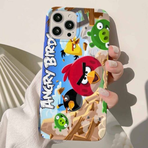 Angry Birds  Baskılı Silikon Telefon Kılıfı
