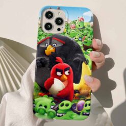 Angry Birds  Baskılı Silikon Telefon Kılıfı