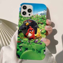 Angry Birds  Baskılı Silikon Telefon Kılıfı