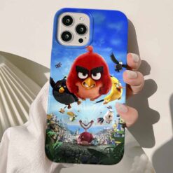 Angry Birds  Baskılı Silikon Telefon Kılıfı