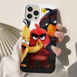 Angry Birds  Baskılı Silikon Telefon Kılıfı