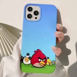 Angry Birds  Baskılı Silikon Telefon Kılıfı