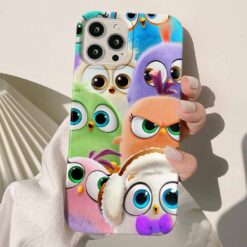 Angry Birds  Baskılı Silikon Telefon Kılıfı