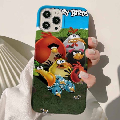 Angry Birds  Baskılı Silikon Telefon Kılıfı