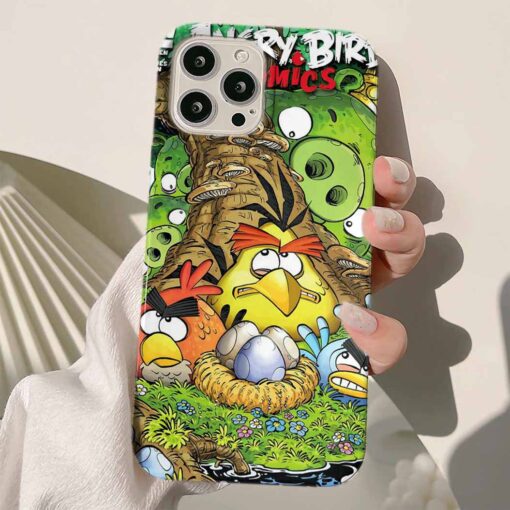 Angry Birds  Baskılı Silikon Telefon Kılıfı