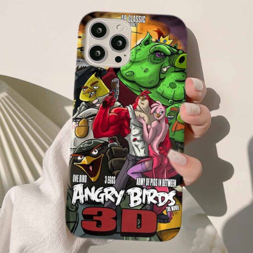 Angry Birds  Baskılı Silikon Telefon Kılıfı