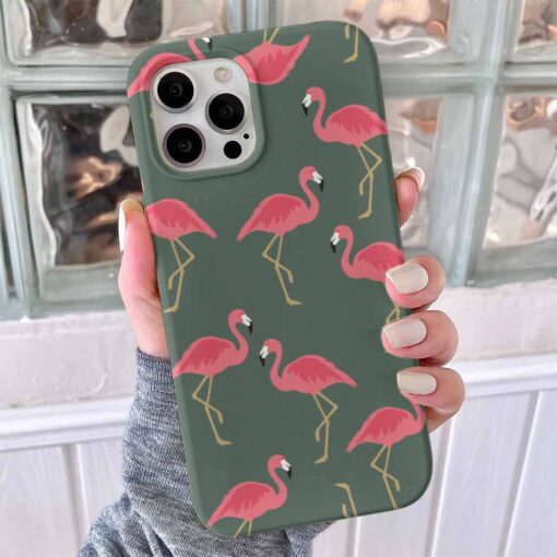Flamingo Baskılı Telefon Kılıfı - Görsel 2
