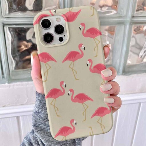 Flamingo Baskılı Telefon Kılıfı - Görsel 3