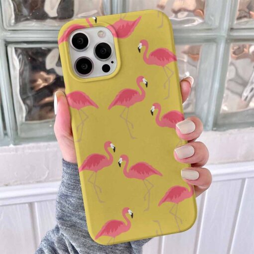Flamingo Baskılı Telefon Kılıfı - Görsel 6