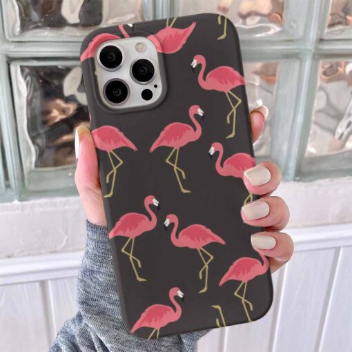 Flamingo Baskılı Telefon Kılıfı - Görsel 7