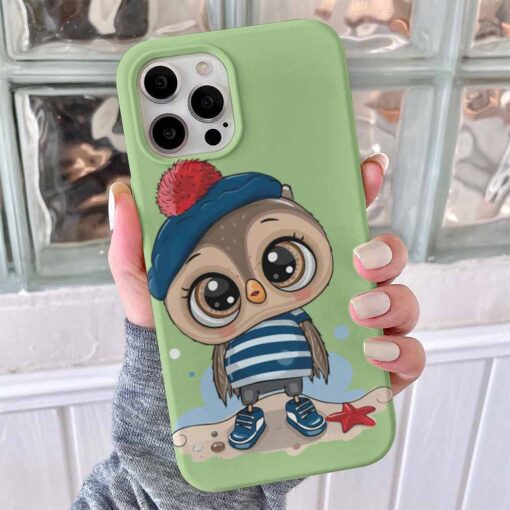 Erkek Baykuş Baskılı Telefon Kılıfı - Görsel 8