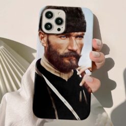 Mustafa Kemal Atatürk Baskılı Silikon Telefon Kılıfı