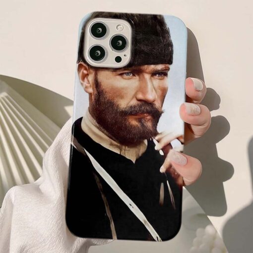 Mustafa Kemal Atatürk Baskılı Silikon Telefon Kılıfı