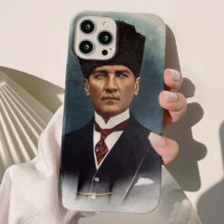 Mustafa Kemal Atatürk Baskılı Silikon Telefon Kılıfı