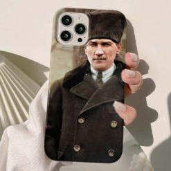Mustafa Kemal Atatürk Baskılı Silikon Telefon Kılıfı