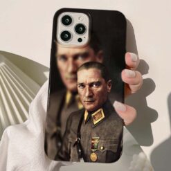 Mustafa Kemal Atatürk Baskılı Silikon Telefon Kılıfı