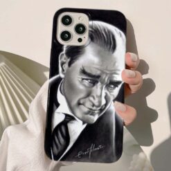 Mustafa Kemal Atatürk Baskılı Silikon Telefon Kılıfı