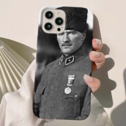 Mustafa Kemal Atatürk Baskılı Silikon Telefon Kılıfı