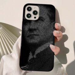 Mustafa Kemal Atatürk Baskılı Silikon Telefon Kılıfı