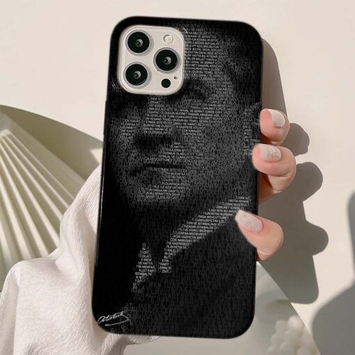 Mustafa Kemal Atatürk Baskılı Silikon Telefon Kılıfı