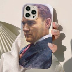 Mustafa Kemal Atatürk Baskılı Silikon Telefon Kılıfı