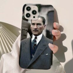 Mustafa Kemal Atatürk Baskılı Silikon Telefon Kılıfı