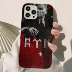Mustafa Kemal Atatürk Baskılı Silikon Telefon Kılıfı
