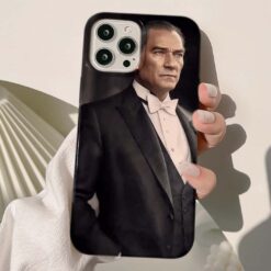 Mustafa Kemal Atatürk Baskılı Silikon Telefon Kılıfı