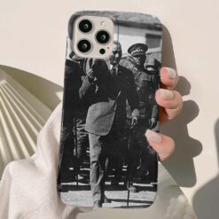 Mustafa Kemal Atatürk Baskılı Silikon Telefon Kılıfı