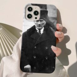 Mustafa Kemal Atatürk Baskılı Silikon Telefon Kılıfı