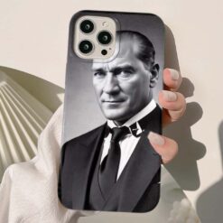 Mustafa Kemal Atatürk Baskılı Silikon Telefon Kılıfı