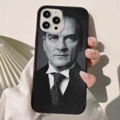 Mustafa Kemal Atatürk Baskılı Silikon Telefon Kılıfı