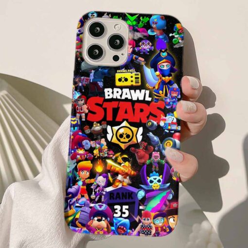 Brawl Stars Baskılı Silikon Telefon Kılıfı