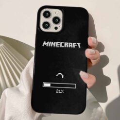 Minecraft Baskılı Silikon Telefon Kılıfı