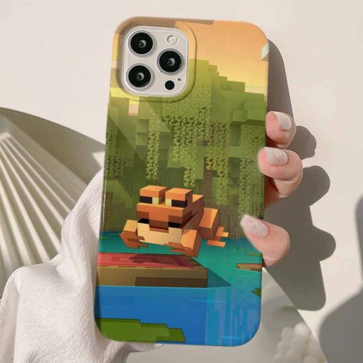 Minecraft Baskılı Silikon Telefon Kılıfı