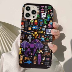 Minecraft Baskılı Silikon Telefon Kılıfı