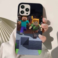 Minecraft Baskılı Silikon Telefon Kılıfı
