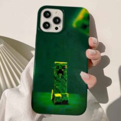 Minecraft Baskılı Silikon Telefon Kılıfı