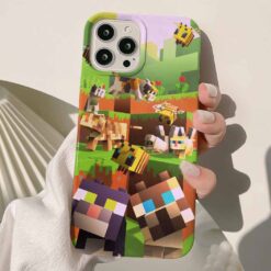 Minecraft Baskılı Silikon Telefon Kılıfı