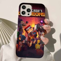 Minecraft Baskılı Silikon Telefon Kılıfı